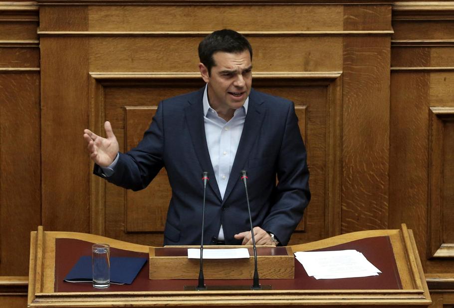 Il premier greco Alexis Tsipras 